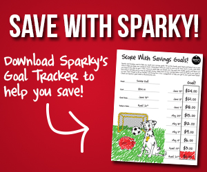 sparky s savings goal tracker