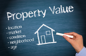 Property value, location, market, condition, and age are things to consider