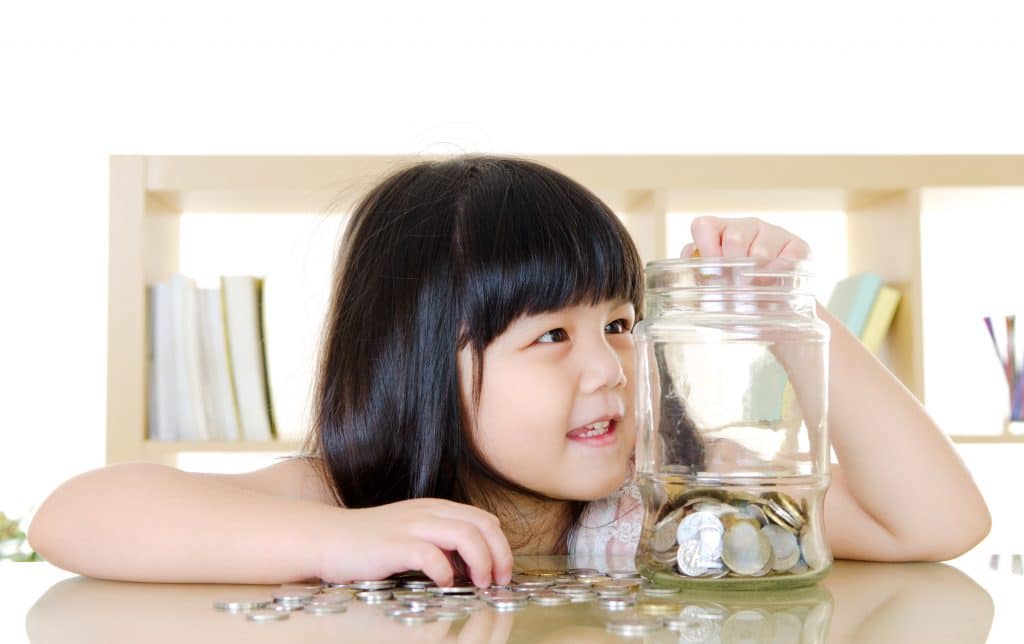 Child with Saving Jar