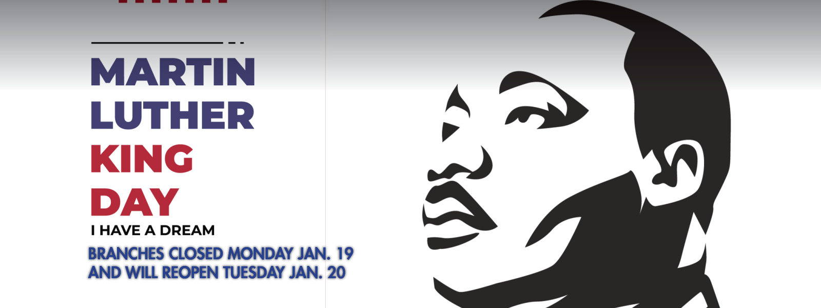 FFCCU is closed on MLK Day