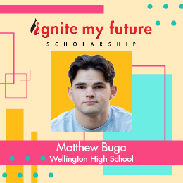 Ignite My Future winner Matthew Buga