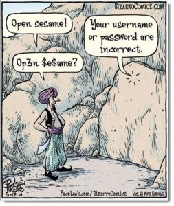 Open sesame! Your username or password are incorrect. Op#n $s$ame
