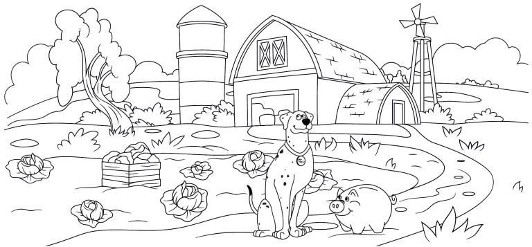 Sparky Coloring Page Q2 - 2026
