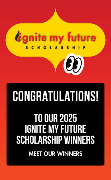Congratulations to the Ignite My Future Scholarship winners 2025