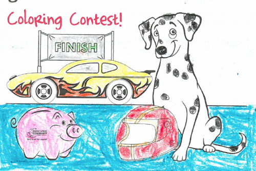 Sparky coloring contest