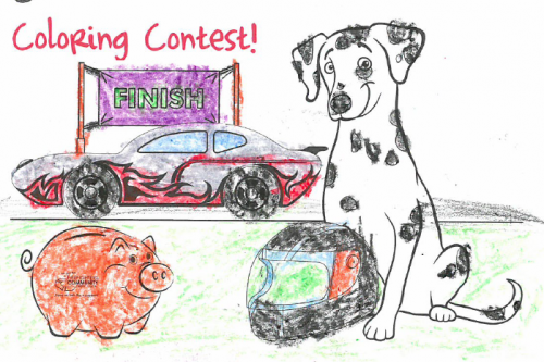 Sparky coloring contest