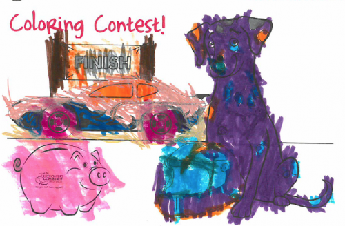 Sparky coloring contest