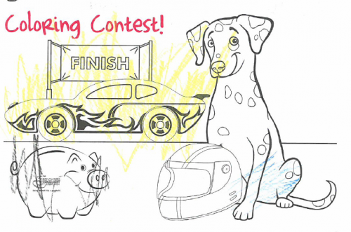 Sparky coloring contest